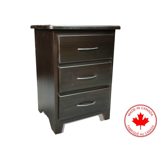 Yale 3 Drawer Nightstand